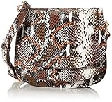  PIECES Damen Pchortencia Cross Body Umhängetasche, Mehrfarbig (Cognac), 12x20x22 cm