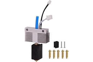 KOYOFEI Kit Hotend per Elegoo Neptune 4 Plus, Neptune 4 Max, estrusore 3D Printer Print Head Extruder Hot End Kit Heating Block Kit con 5 pezzi extra 0,4 mm in ottone e 1 cover in silicone