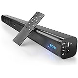 ODINE I 2.0 Channel Soundbar, 80 DB 31 Inch Bluetooth 5.0 Speaker with Built-in Bass, DSP for TV (with AUX, USB, Optical Conn