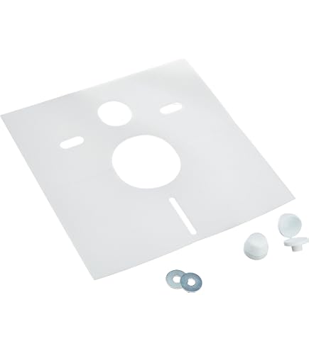 StarBlueDisc Piastra Di Comando Bianca Per Geberit Delta UP100 E Sigma UP320 - Solo Per Alloggiamenti StarBlueDisc