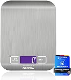 Bilancia Da Cucina Digitale Da 5 Kg Bilancia Alimentare Ricaricabile USB Impermeabile Con Display A LED, Per La Cottura Perdita Di Peso Acciaio Inossidabile Kg, G, Lb, Oz, Ml Little Surprise - 8