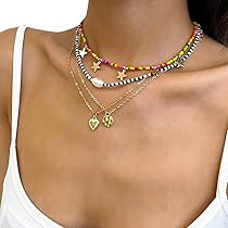 Collana Girocollo Bocar Con Fiori - Gioiello Donna In Lega E Acrilico, 39.9cm - Foto 3