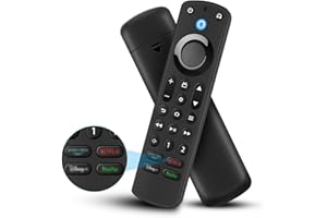 Effdrdfs Ersatz-Sprachfernbedienung (Pro) Kompatibel mit A-MZ Fir-TV Stick (2nd Gen, 3rd Gen, 4K, 4K Max, Lite, HD), Fir-TV Cube (2nd Gen, 3rd Gen), Mit Bluetooth Headset Funktion
