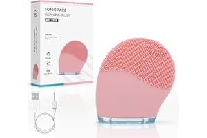 ENOA Spazzola Pulizia Viso – Ultrasonica, Detersione Profonda, Massaggio Antirughe, Esfoliante, Impermeabile, USB Ricaricabile, Silicone, 180 Min