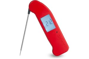 ETI Thermapen ONE Digital Meat Thermometer — Instant 1 Second Readings, IP67 Waterproof Food Thermometer for Meat/Baking/BBQ/Sugar/Oil, Accurate Digital Thermometer with Calibration Certificate