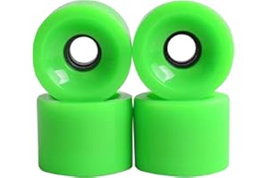 Perfeclan 4 unids/Pack 70mm Longboard PU Rueda de Skateboard 78A dureza Ruedas Crucero de ABEC-9 rodamientos Cubierta Exterior