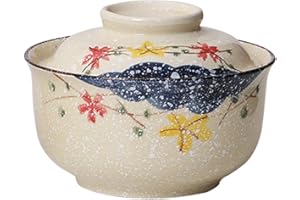 TUYINES Ceramiczna miska Ramen, zestaw na zupę, 800 ml, Pho, japońska miska na ramen w stylu vintage, na zboża, zupę, azjatyckie naczynia