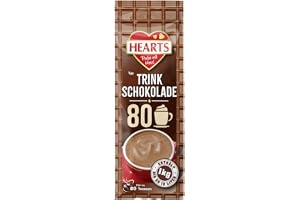 Hearts typ drickchoklad 1 kg snabbdryckspulver, aromatiserat lösligt snabbpulver, räcker för 80