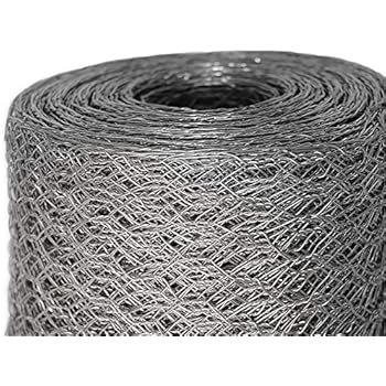Casa Pura Grillage A Poule Cloture Poulailler Jardin Voliere Galvanisé Triple Torsion Maille Fine Hexagonal 13mm Hauteur 50cm X 10m L
