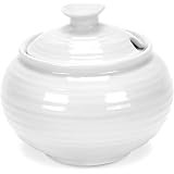 Portmeirion Home & Gifts Sophie Conran Set di gocciolatori per Olio e aceto, Porcellana (Bianco, 7 x 7 x 26,5 cm