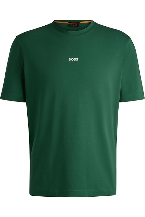 Maglietta BOSS Uomo Tchup - 96% Cotone, 4% Elastan, Girocollo, Comfort Elevato - Foto 11