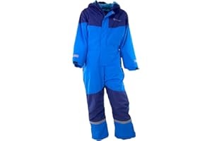 Slamotex Kinder Schneeanzug Schneeoverall Mädchen Jungen Gefütterter Wasserabweisender und Windfester Skianzug Skioverall Größe 134-164 HXA022
