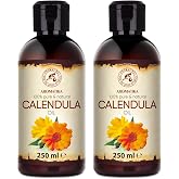 Calendula Oil 2х250ml - Calendula Officinalis - Pure and Natural - Cosmetic Oil - Base Oil - Face Care - Hair - Massage - Bea