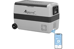 Alpicool T-Series Frigoriferi per Auto Frigo Frigorifero Elettrico Congelatore Portatile per Auto/RV Camion Barca Campeggio 12/24V DC