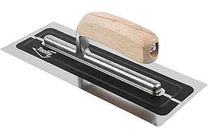 Toolty Truelle d'écumoire ultra flexible en acier inoxydable avec manche en bois 27,9 cm TLTY8040