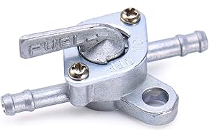 Otherway Robinet Essence Motoculteur Réservoir D'Essence - Interrupteur Carburant, 6mm Robinet Essence Groupe Electrogene Universel avec Fonction Fermeture pour Moto Scooter Velomoteur