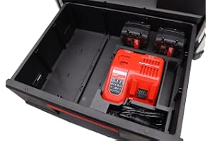 Compatible with MILWAUKEE Packout 2 drawers – 3D Printed Tool Insert | Fits Milwaukee Packout 2 Drawers. Ready-to-use 3D printed PLA+ insert, no printing needed. Secure, organised storage.