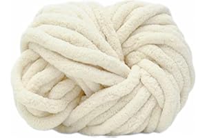 ‎MAXEE Maxee Dicke Wolle Garn 250g, Sperrige Armstricken Wolle, Soft Arm Knitting, XXL Grobstrick Weiches Wollgarn, zum Häkeln für Decke, Perfekt zum Weben von Haustier Nest, Decken, Zierkissen