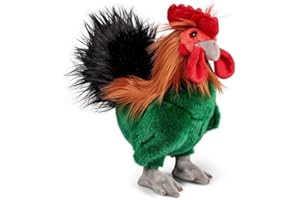 TOBAR Animigos 37256 pluszowe zwierzątko kogut, pluszowe zwierzątko o realistycznym wzornictwie, przytulnie miękkie, ok. 30 cm wysokości