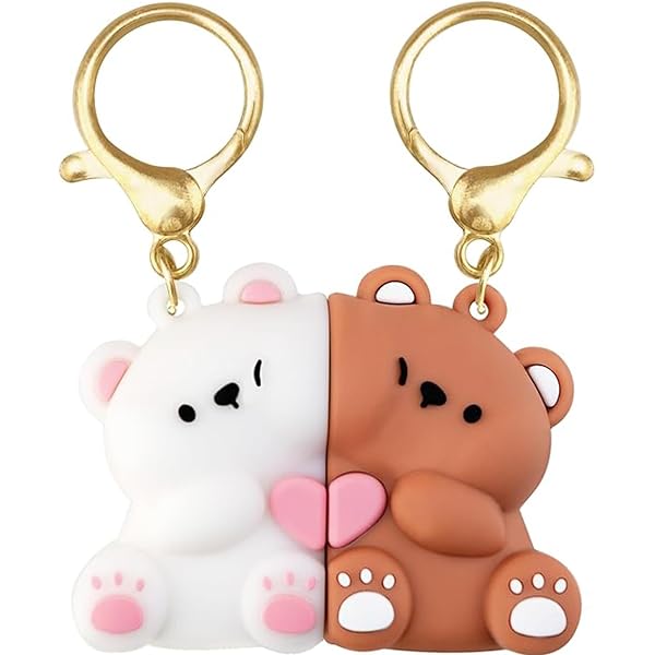 Erdbeer-Schlüsselanhänger Mit Herz – Kawaii Design, Aus Kunststoff & Metall – Süßes Accessoire Für Mädchen & Frauen