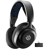 SteelSeries Arctis Nova 5P (PS) Wireless ve Bluetooth Kablosuz Oyuncu Kulaklığı, Siyah, Kablosuz
