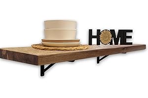 MKGT Rustic Folding Breakfast Bar Table - Wall Mounted (Tudor Oak, 140 cm)