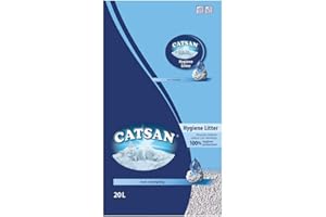 Catsan Hygiene Plus – Weiße Hygienestreu mit Extra-Mineralschutz – 1 x 20 Liter