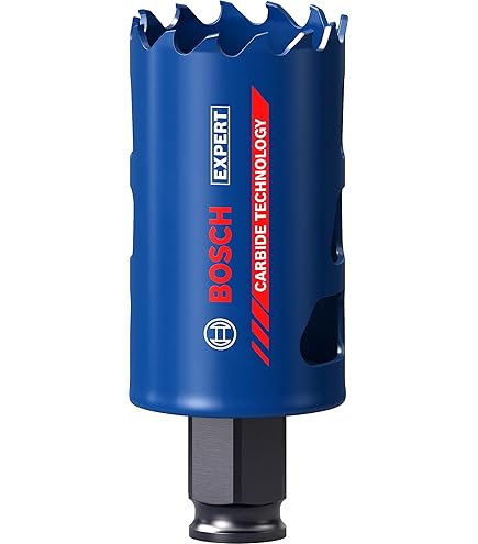 Bosch 1x PRO Multi Material Power Change Plus Hole Saw (for Softwood, Drywall, 105 Mm, Professional Accessory Rotary Drill/Drivers