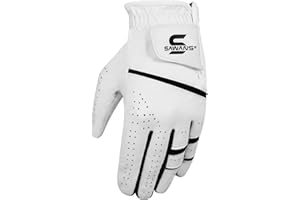 SAWANS Golfhandschuh Herren, langlebig, Premium-Leder, für Linke und rechte Hand, Allwetter-Griff, Golfhandschuhe, rutschfest, flexibel, Golfen
