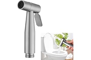 Girihe 1 PCS Bidet Sprayer Head, Stainless Steel Portable Bidet Sprayer for Toilet Bidett Shower Head, Bidett Shower for Personal Hygiene, Pet Bath or Toilet