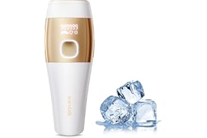 WAVYTALK Epilatore Luce Pulsata per Donna e Uomo, Epilatore Laser con Raffreddamento Ghiaccio per Quasi Indolore e Risultati Duraturi, 24J Alta Energia Epilazione IPL per Viso/Schiena/Bikini/Corpo (Bianco)