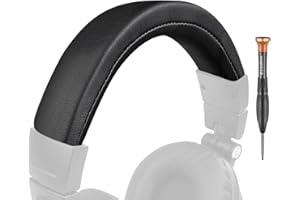 SOULWIT ochronny Osłona do Audio Technica ATH M50,M50X,M50XWH,M50XBT,M50XBT2,M50S/LE słuchawki pałąk opaski opaska na głowę,Łatwa instalacja DIY