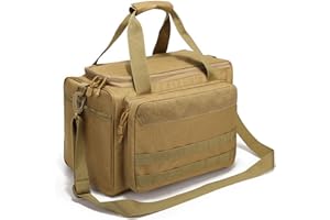 Peminkoo Bolsa de Tiro con Pistola táctica Sistema Molle Bolsa de Entrenamiento de Tiro Bolsa de Pistola Accesorios de Caza y Acampada Herramienta Mochila de Hombro
