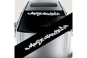 Hlyjoon Przednie okno samochodu Tylne okno Szyba przednia Naklejka Naklejka na okładkę Stylizacja Dekoracja Materiał PVC Naklejki na okna Naklejki Odporny na blaknięcie Tekst Dekoracyjny Wodoodporny