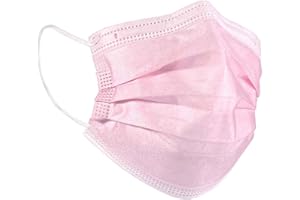 ELIOX 50 Mascherine Chirurgiche Made in Italy Certificate CE di Tipo II Adulti BFE >98% in Bustine da 10 (50 pcs) (Rosa)