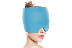 Bonnet Anti Migraine, Migraine Relief Cap, Masque Migraine Relief, masque anti migraine, Bandeau anti Migraine froide masque migraine, pour Migraine, Nervosité, Gonflement des yeux