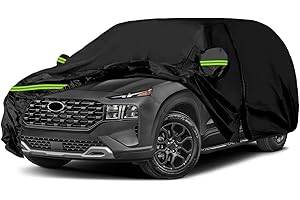 JUDANNA Funda de coche impermeable de repuesto para Hyundai Santa Fe de 5 puertas 2005-2024, lona completa para exterior, cubierta completa para invierno, verano, todo tipo de clima, para lluvia, sol, polvo,