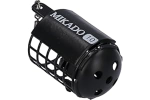 MIKADO CARP Mikado Kleiner schwarzer Micro Futterkorb Ø25 x30mm von 5g bis 25g erhältlich Feeder with Bottom