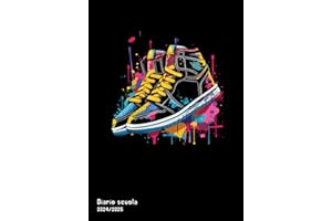 Diario Scuola 2024/2025: Sneakers Agenda Scolastica Giornaliera da Settembre 2024 a Giugno 2025 | Scuola Elementare Media e Superiore | formato A5 (15x21)