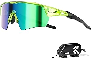 KAPVOE Gafas de Ciclismo Fotocromáticas Hombre Gafas de Sol Deportivas Mujer Transparente Gafas MTB Protección UV400 Gafas Bicicleta Montaña con TR90 Marco Gafas Bici BTT Ciclista Running Pesca K198