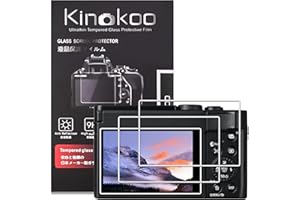 kinokoo Osłona ekranu do aparatu Panasonic Lumix DC-TZ99 – twardość 0,25 mm 9H do folii ze szkła hartowanego Panasonic Lumix LX100 / LX100 II – ochrona przed odciskami palców, odporna na zarysowania i