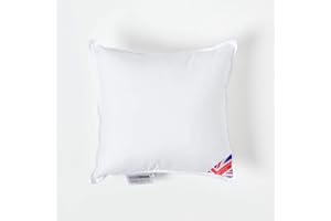 ‎HOMESCAPES Homescapes Super-Mikrofaser Füllkissen 30x30 cm – Kissen wie Daunen, hypoallergene Kissenfüllung/Innenkissen für Dekokissen wie Sofakissen & Bettkissen oder kleine Kopfkissen