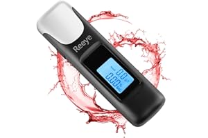 Reeye Alcol Test Etilometro Portatile Certificato: Professionale Digitale Sensori Elettrochimici Alcoltest con Display IPS Digitale - Tester di Alcool Precisione di Grado per Test Personali (C9)