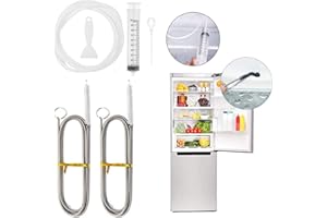 Ytesky Fridge Drain Hole Cleaning Tool Kit Long Flexible Refrigerator Scrub Brush Drain Pipe Cleaner Reusable Fridge Cleaning Brush for All Refrigerators Freezers (6pcs)