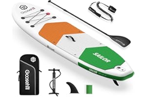 ‎GOOSEHILL Goosehill Aufblasbares Stand Up Paddling Board, Premium SUP Board Set, Größe 10'6'' x 32" x 6", Muster Kann Benutzerdefiniert Werden