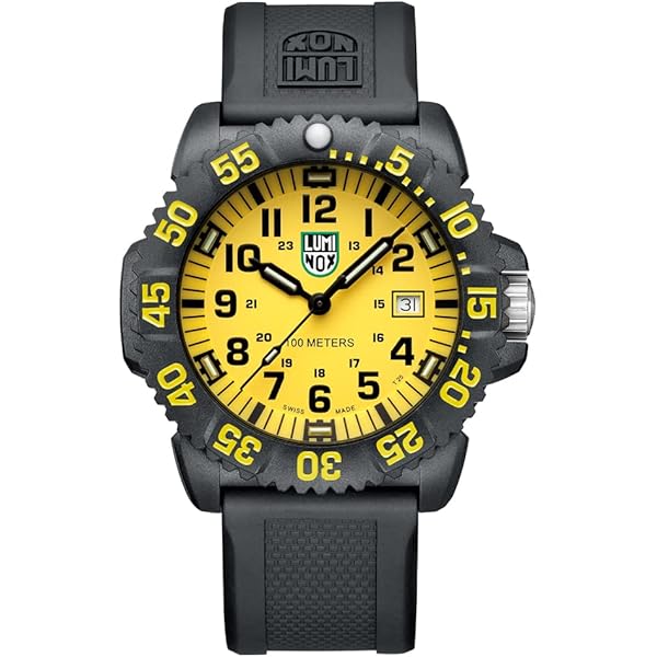 Luminox XS.3121.BO Orologio Subacqueo Uomo 44mm - Cinturino In Gomma, Tecnologia LLT Always-On, Movimento Quarzo, Nero