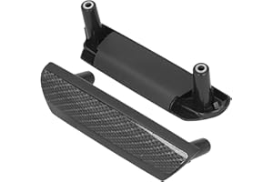 01 02 015 Front Interior Door Handle Cover, Plastic 7H0 867 179 F Perfect Fit Carbon Fiber Color Replacement for T5 03‑15 for Modification