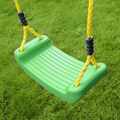 Garden Swing Set Childrenâ€™s Outdoor Playset 2 Swings 1 Glider Jump Star Sports