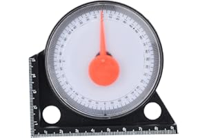 ANCLLO Mini inclinomètre outil de mesure rapporteur de niveau d'inclinaison détecteur d'angle clinomètre mètre d'angle de pente avec Base magnétique