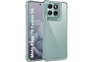 TheGiftKart Crystal Clear Back Cover Case for Motorola Moto Edge 70 Fusion 5G | 360 Degree Protection | Shock Proof Design | 